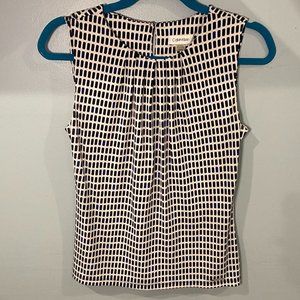Calvin Klein Pleat Neck Sleeveless Cami Top, Size S